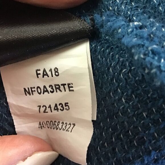 The North Face Blue Thermal Long Sleeve Sweatshirt Size Medium - Picture 10 of 11